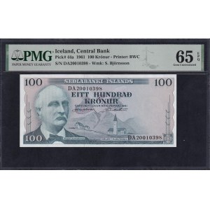 Iceland, 100 Kronur, 1961, Gem UNC 65 EPQ