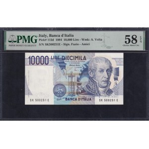Italy, 10000 Lire, 1984, Choice About UNC 58 EPQ