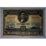 Latvia, 25 Lati, 1928, VF