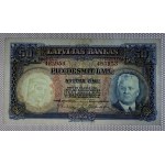 Latvia, 50 Latu, 1934, XF