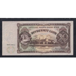 Latvia, 20 Latu, 1936, XF