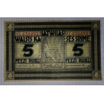 Latvia, 5 Rubles, 1919, XF