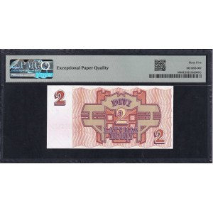 Latvia, 2 Rubles, 1992, Gem UNC 65 EPQ
