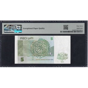 Latvia, 5 Lati, 2006, Superb Gem UNC 67 EPQ