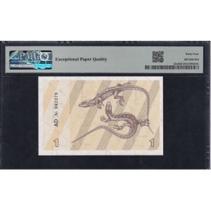 Lithuania, 1 Talonas, 1991, Choice UNC 64 EPQ