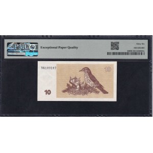 Lithuania, 10 Talonas, 1992, Gem UNC 66 EPQ