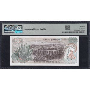 Mexico, 5 Pesos, 1969, Gem UNC 66 EPQ