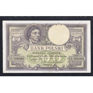 Poland, 500 Zlotych, 1919, XF