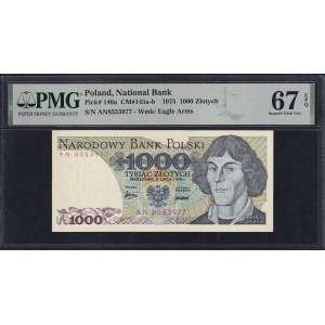 Poland, 1000 Zlotych, 1975, Superb Gem UNC 67 EPQ