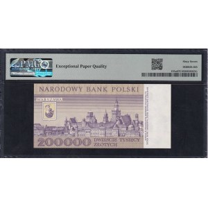 Poland, 200.000 Zlotych, 1989, Superb Gem UNC 67 EPQ
