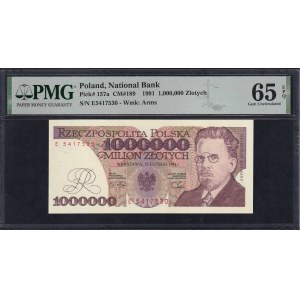 Poland, 1.000.000 Zlotych, 1991, Gem UNC 65 EPQ