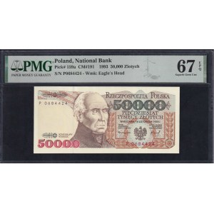 Poland, 50.000 Zlotych, 1993, Superb Gem UNC 67 EPQ