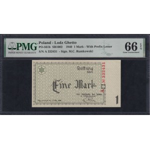 Poland, 1 Mark, 1940, Gem UNC 66 EPQ