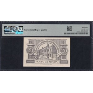 Portugal, 20 Centavos, 1922-25, Gem UNC 65 EPQ