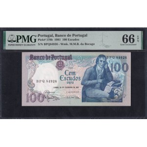 Portugal, 100 Escudos, 1981, Gem UNC 66 EPQ