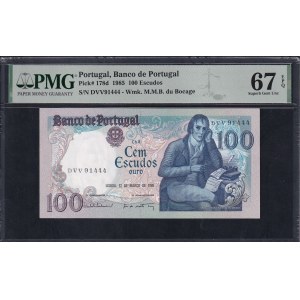 Portugal, 100 Escudos, 1985, Superb Gem UNC 67 EPQ