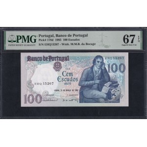 Portugal, 100 Escudos, 1985, Superb Gem UNC 67 EPQ