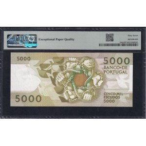 Portugal, 5000 Escudos, 1989, Superb Gem UNC 67 EPQ