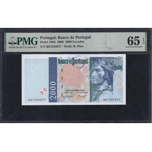 Portugal, 2000 Escudos, 2000, Gem UNC 65 EPQ