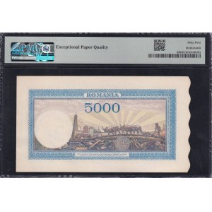 Romania, 5000 Lei, 1943-44, Choice UNC 64 EPQ