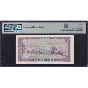 Rumunsko, 10 lei, 1966, Gem UNC 65 EPQ