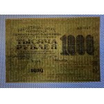 Rusko, 1000 rubľov, 1919, XF