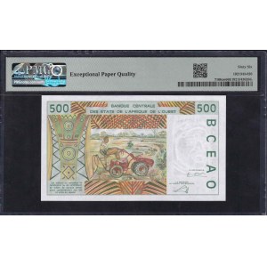 Westafrikanische Staaten, 500 Francs, 2002, Gem UNC 66 EPQ