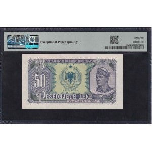 Albania, 50 Leke, 1957, Choice UNC 64 EPQ