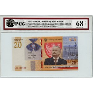 20 zl 2021 - Lech Kaczynski - PCG 68 EPQ
