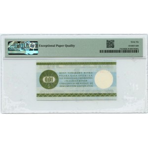 PEWEX, 1 cent 1979 - seria HL - PMG 66 EPQ
