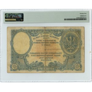 100 zloty 1919 - S.B. series. - PMG 25