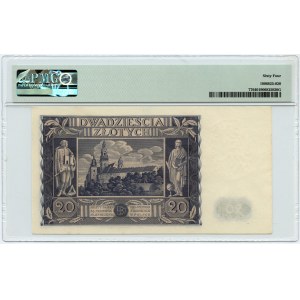 20 zloty 1936, CH series - PMG 64