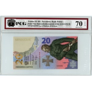 20 Zlatých 2020 - RP 0003090, Bitva o Varšavu - PCG 70EPQ