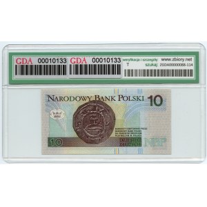 10 zlatých 1994, náhradní série YD 1739123 - GDA 67 EPQ