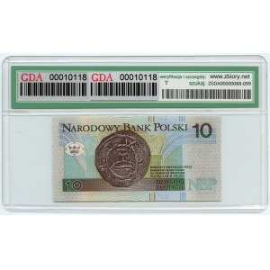 10 gold 1994, series KF 4561654, RADAR - GDA 65 EPQ