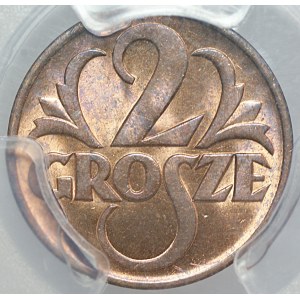 II RP, 2 pennies 1938 - PCGS MS 64 RD