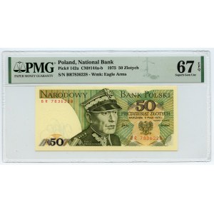 50 gold 1975, BR series - PMG 67 EPQ