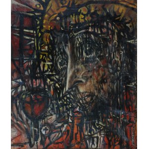 Krzysztof NIEMCZYK (1942-1998), Twarz Chrystusa, 1975