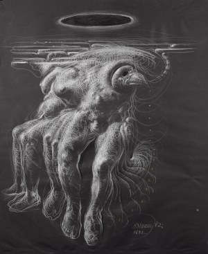 Franciszek STAROWIEYSKI (1930-2009), Nocny lot, 1982