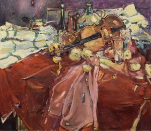 Paweł KOTOWICZ (ur. 1968), Martwa natura ze skrzypcami, 1996