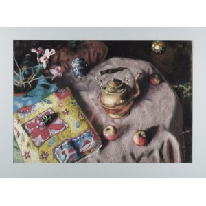Eve PELLO (b. 1964), Still life with teapot and apples, 1999