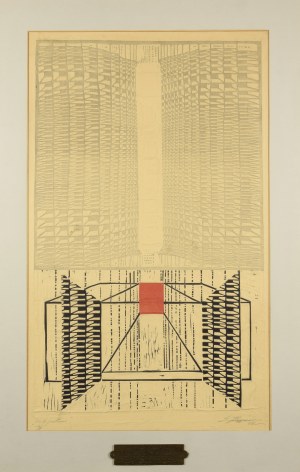 Stefan KRYGIER (1923-1997), Rzuty przestrzeni, 1966