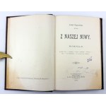 DYGASIŃSKI Adolf - Z naszej niwy. Nowele (romans) - Varsovie 1900