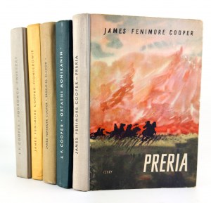 COOPER Jakób Fenimore - Pięcioksiąg przygód Sokolego Oka - Warszawa 1954-56