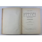 KORBUT Gabriel - Literatura Polska od początków do wojny światowej - Warszawa 1929 [komplet]