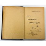 NIEMOJEWSKI Andrzej - Listy człowieka szalonego - Warszawa 1899 [wydanie pierwsze]