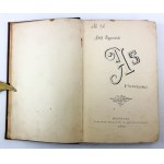 DYGASIŃSKI Adolf - As - Warszawa 1896 [wydanie pierwsze]