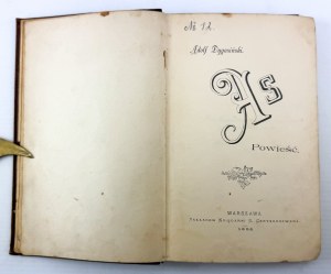 DYGASIŃSKI Adolf - Eso - Varšava 1896 [první vydání].