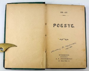 OPPMAN Artur - Poezye - Warsaw 1903