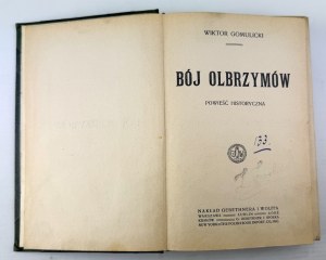 GOMULICKI Wiktor - Battle of the Giants - Warsaw 1913